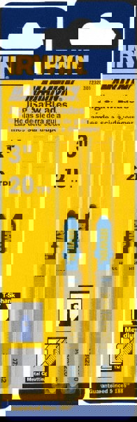 Jigsaw Blade: Bi-Metal, 20 TPI, 0.039